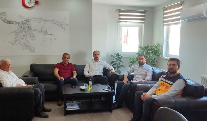 Başkan Özden'e Kurum Müdürlerinden Ziyaret