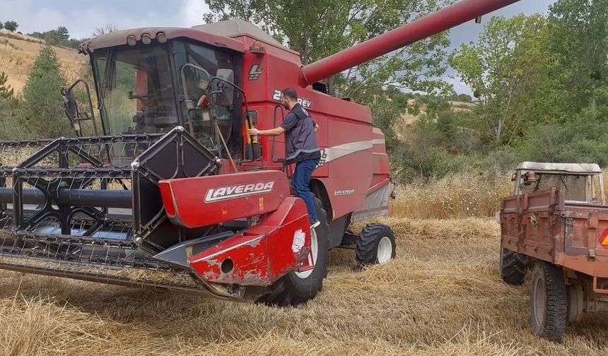 Yenipazar'da Biçerdöver Denetimleri Sürüyor