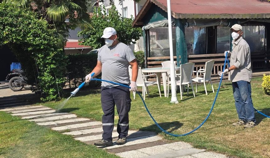 Bayırköy’de İlaçlama Seferberliği