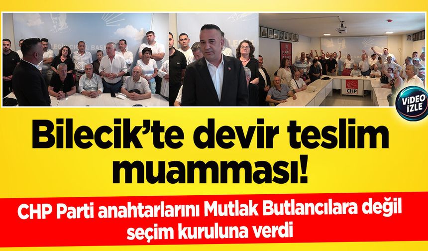 Bilecik'te devir teslim muamması!