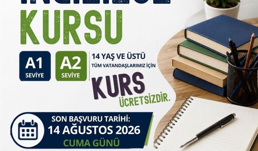 Gençlere ve Vatandaşlara Ücretsiz İngilizce Kursu Fırsatı