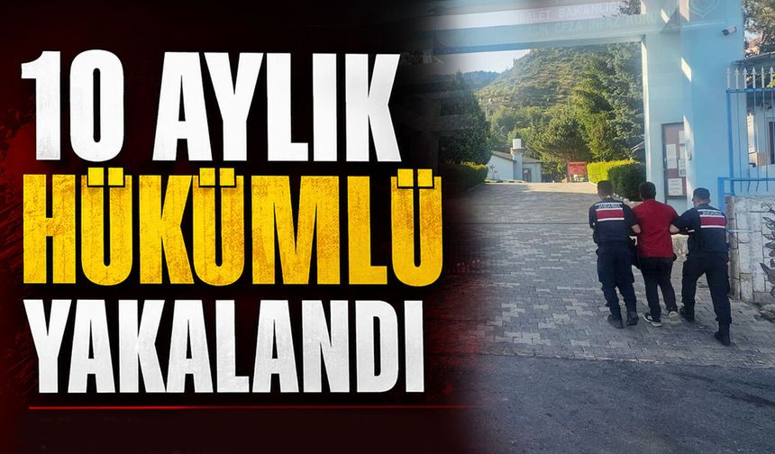 Bilecik'te 10 aylık hükümlü yakalandı