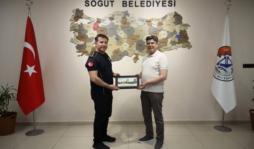 İl Emniyet Müdürü Erdem Çağlar’dan Söğüt Belediyesine Ziyaret