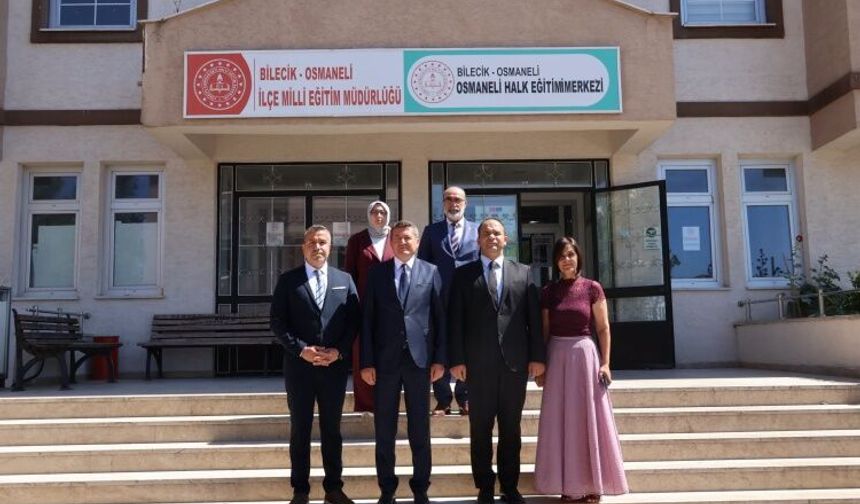 İl Millî Eğitim Müdürü Şimşek'ten Osmaneli'nde Eğitim Çıkarması