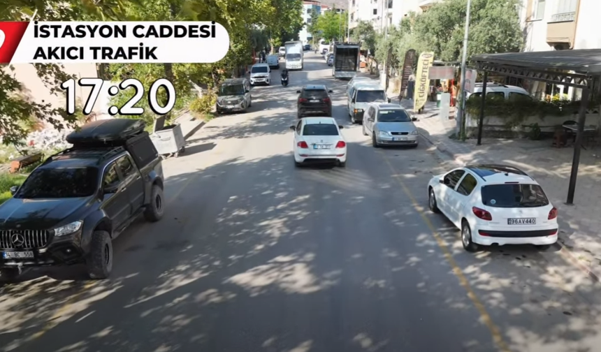 İstasyon Caddesi'nde Trafik Rahatladı