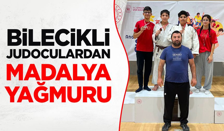Bilecikli Judoculardan Madalya Yağmuru