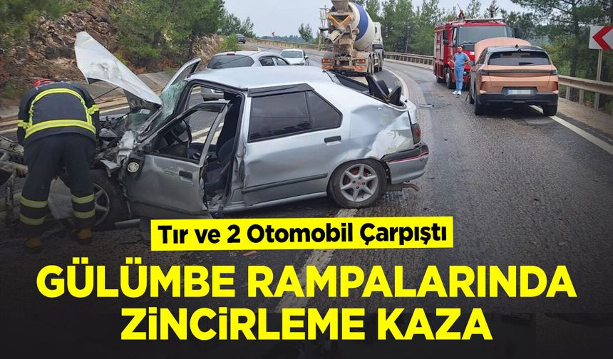 Bilecik'te Zincirleme Kaza: Tır ve 2 Otomobil Çarpıştı