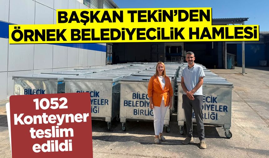 Başkan Tekin’den Örnek Belediyecilik Hamlesi