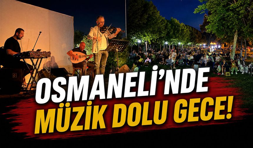 Osmaneli'nde Müzik Dolu Gece!