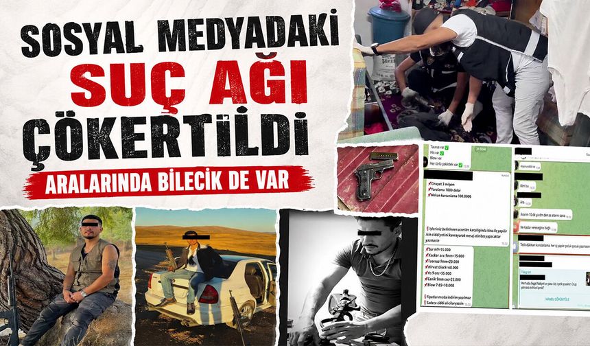 Sosyal Medyadaki Suç Ağı Çökertildi