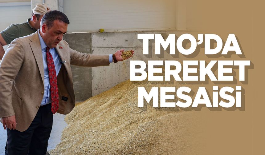 TMO’da Bereket Mesaisi
