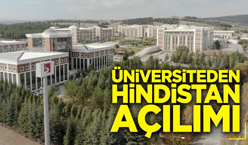 Bilecik Şeyh Edebali Üniversitesi'nden Hindistan Açılımı