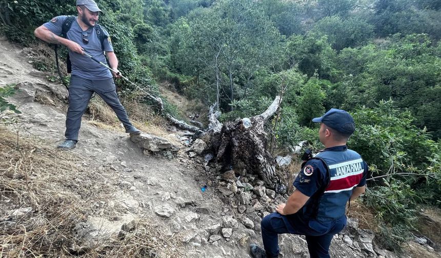 İnhisar'da Ot ve Çalı Yangını Paniği