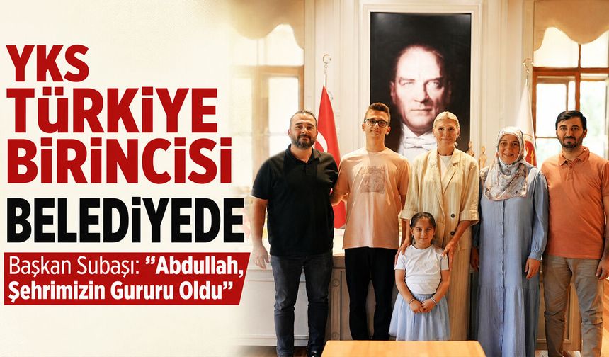 YKS Türkiye Birincisi Belediyede