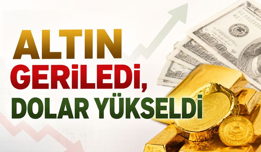 Altın Geriledi, Dolar Yükseldi