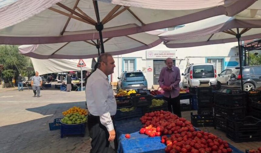 Başkan Dilsiz, pazarcı esnafı ve vatandaşlarla buluştu