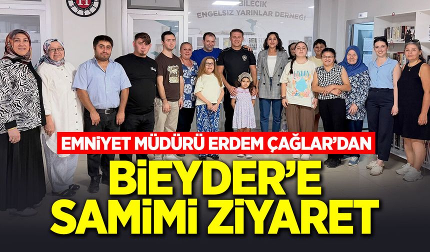 Emniyet Müdürü Erdem Çağlar’dan BİEYDER’e samimi ziyaret
