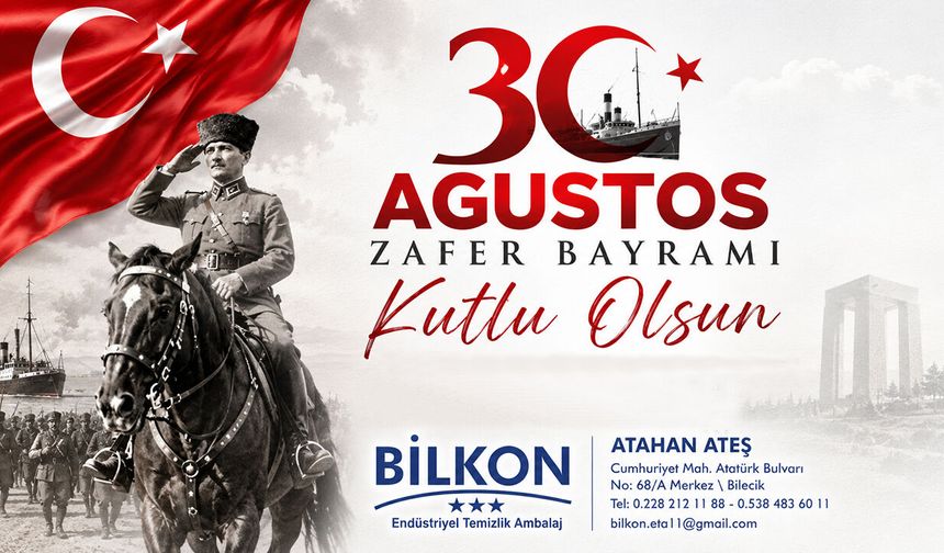 Bilkon 30 Ağustos Kutlama Mesajı
