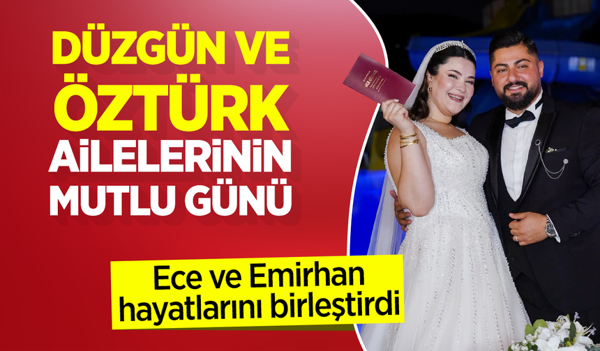 Düzgün ve Öztürk Ailelerinin Mutlu Günü