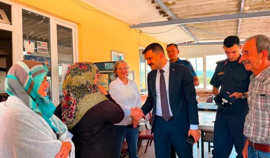 Gölpazarı Kaymakamı Titiz, Kurşunlu Köyü’nde Vatandaşlarla Buluştu