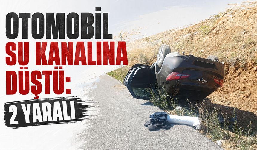 Bilecik'te Otomobil Su Kanalına Düştü: 2 Yaralı