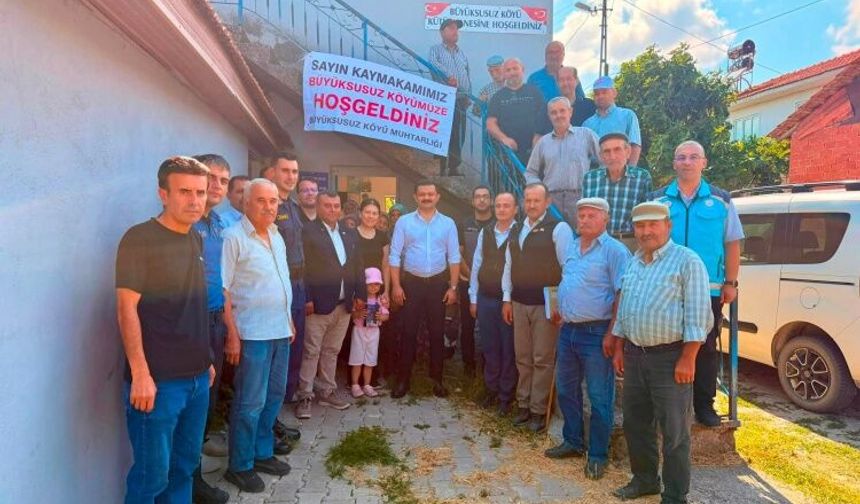 Kaymakam Titiz Köylerde: Çiftçilerin Taleplerini Yerinde Dinledi