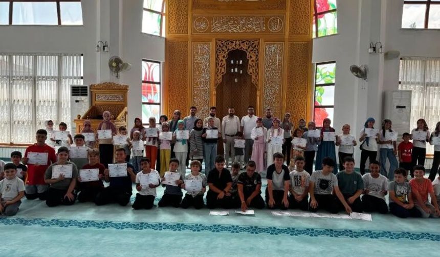Kuveyt Camii Yaz Kur’an Kursunda Kapanış Heyecanı