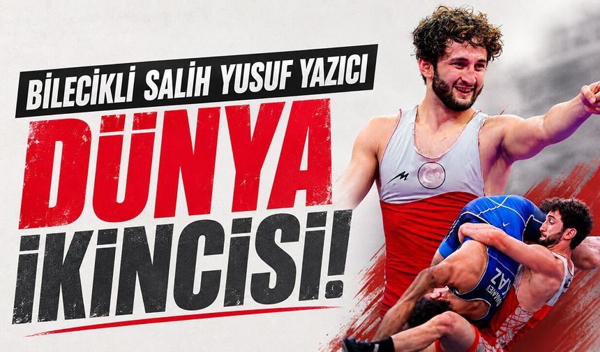 Bilecikli Salih Yusuf Yazıcı Dünya İkincisi!