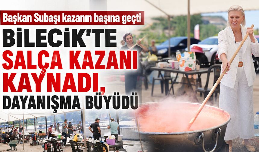Başkan Subaşı kazanın başına geçti