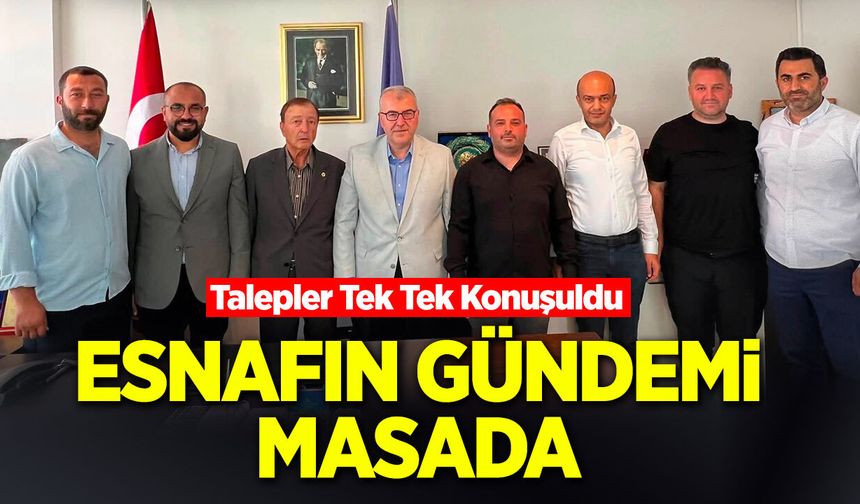 Bilecik’te Esnafın Gündemi Masada