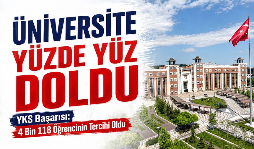 Üniversite yüzde yüz doldu