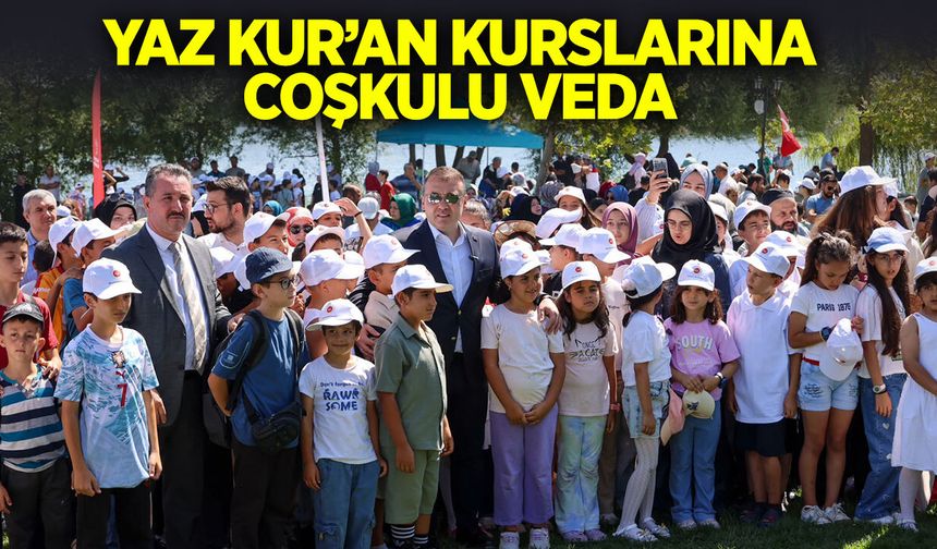 Yaz Kur’an Kurslarına Coşkulu Veda