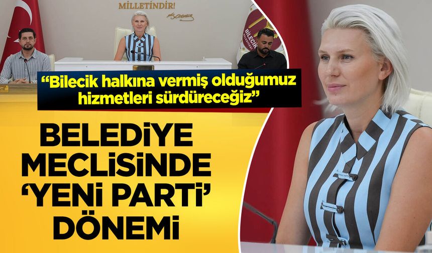 Bilecik Belediyesi’nde Yeni Parti Dönemi! Subaşı ve Meclis Üyeleri İlk Toplantısını Yaptı