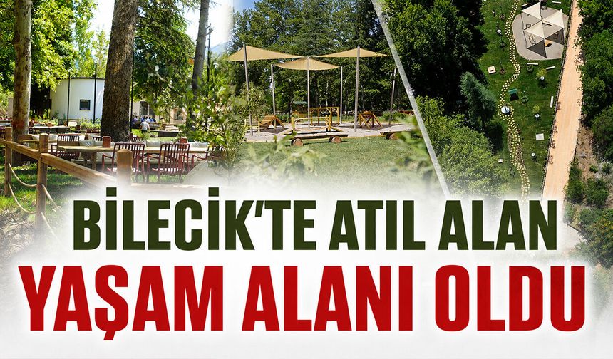 Bilecik'te Atıl Alan Yaşam Alanı Oldu