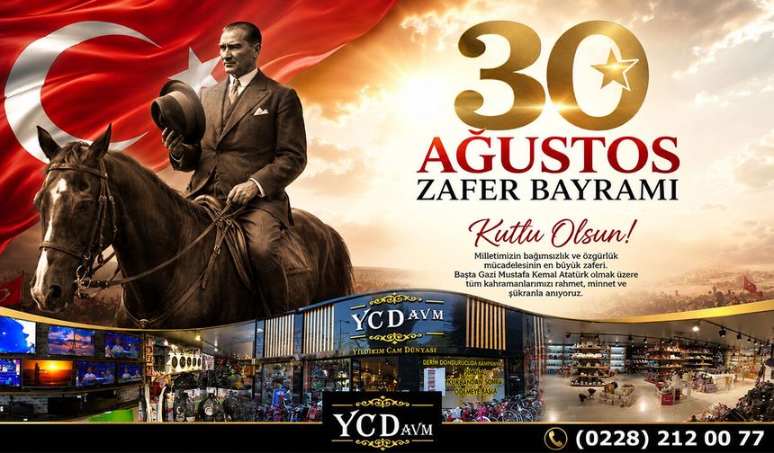 YCD 30 Ağustos Kutlama Mesajı