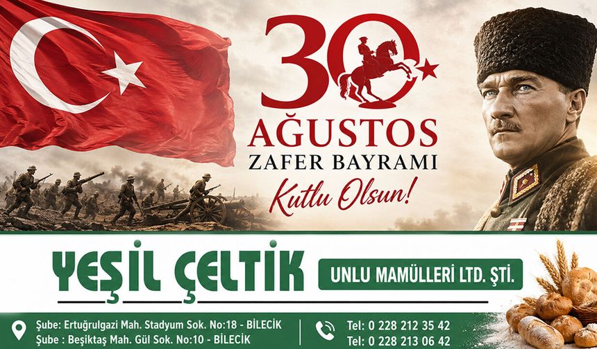 Yeşil Çeltik 30 Ağustos Kutlama Mesajı