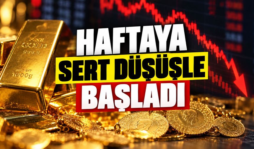Haftaya sert düşüşle başladı