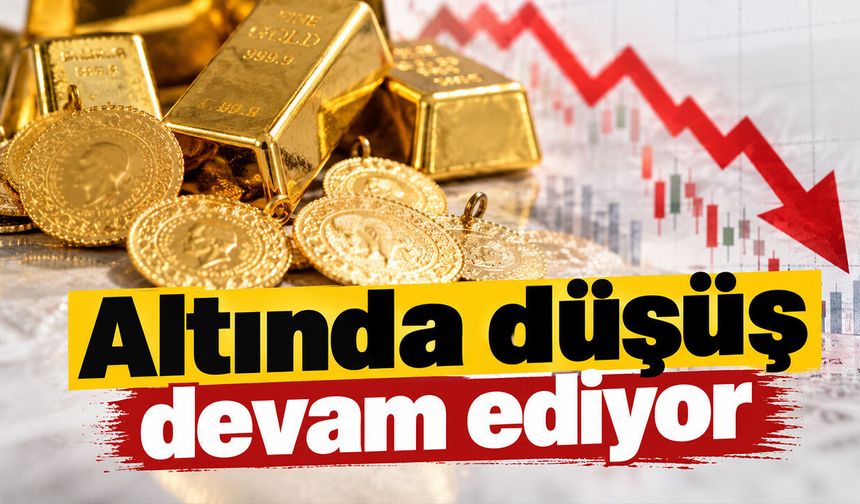 Altında düşüş devam ediyor
