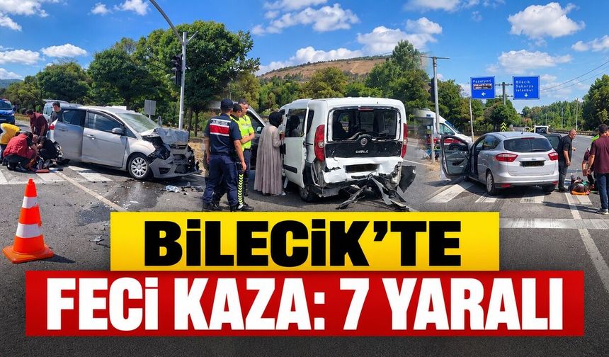 Bilecik'te Feci Kaza: 7 Yaralı