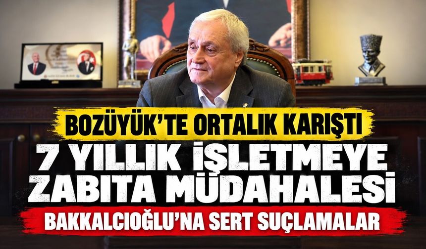 Bozüyük'te ortalık karıştı