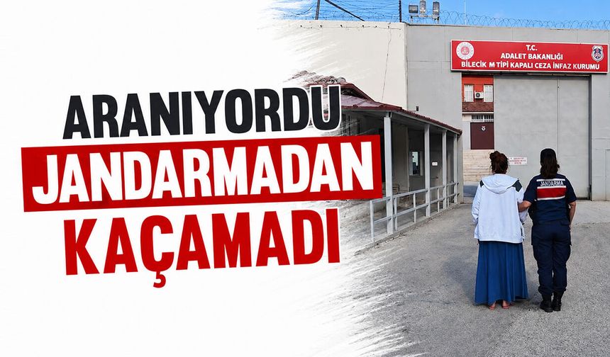 Aranıyordu jandarmadan kaçamadı