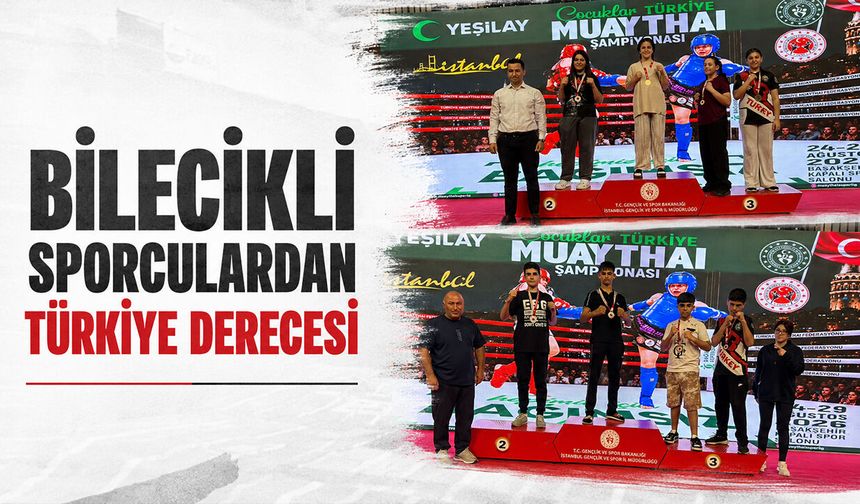 Bilecikli Sporculardan Türkiye Derecesi