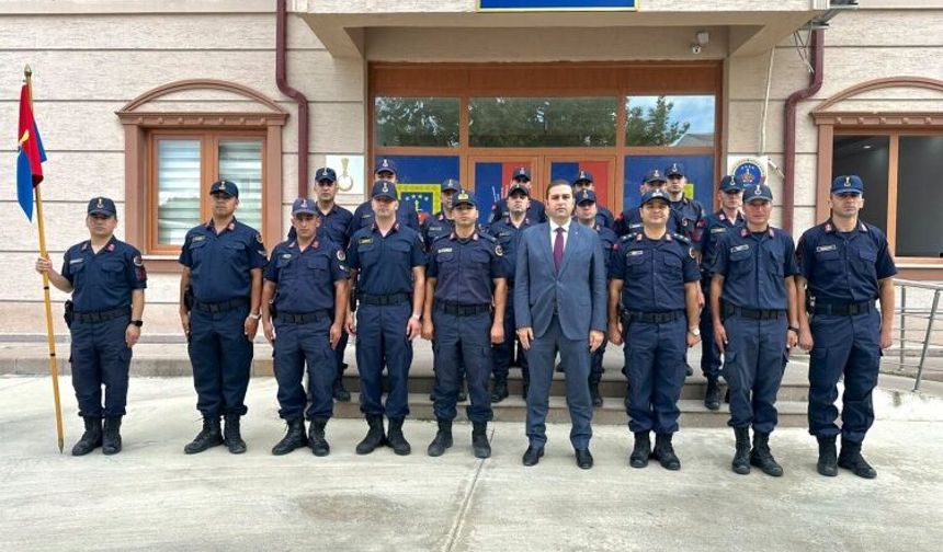 Kaymakam Yılmaz’dan Jandarma Komutanı Soy’a Tebrik Ziyareti