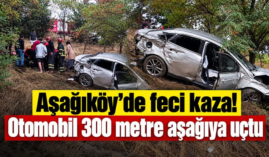 Aşağıköy’de feci kaza!