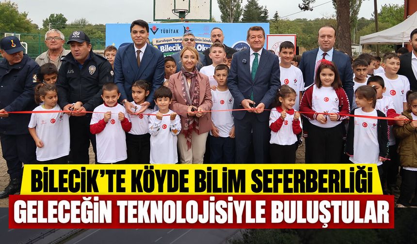 Bilecik'te köyde Bilim Seferberliği