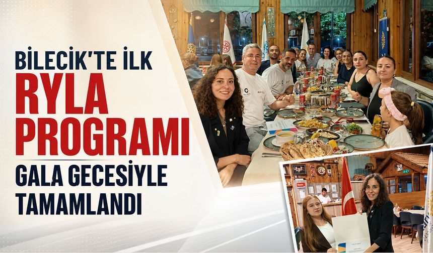 Bilecik’te İlk RYLA Programı Gala Gecesiyle Tamamlandı