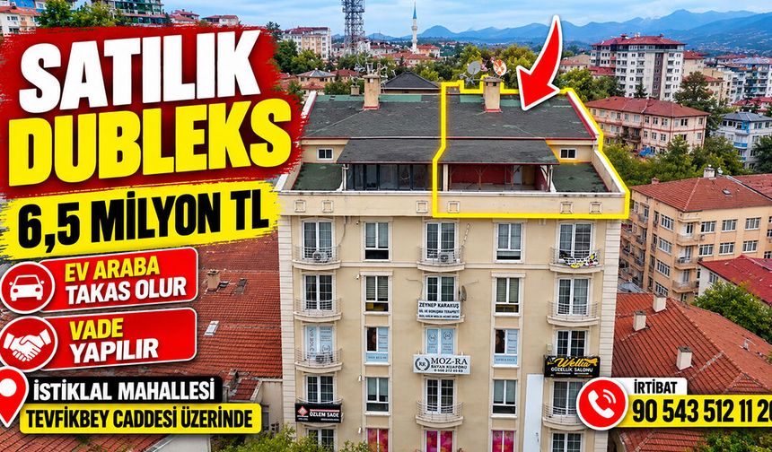 Bilecik'te satılık dubleks daire