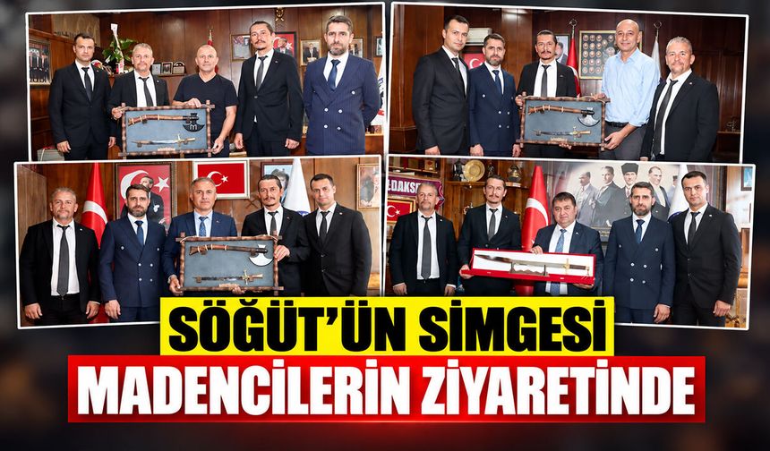 Söğüt’ün Simgesi Madencilerin Ziyaretinde