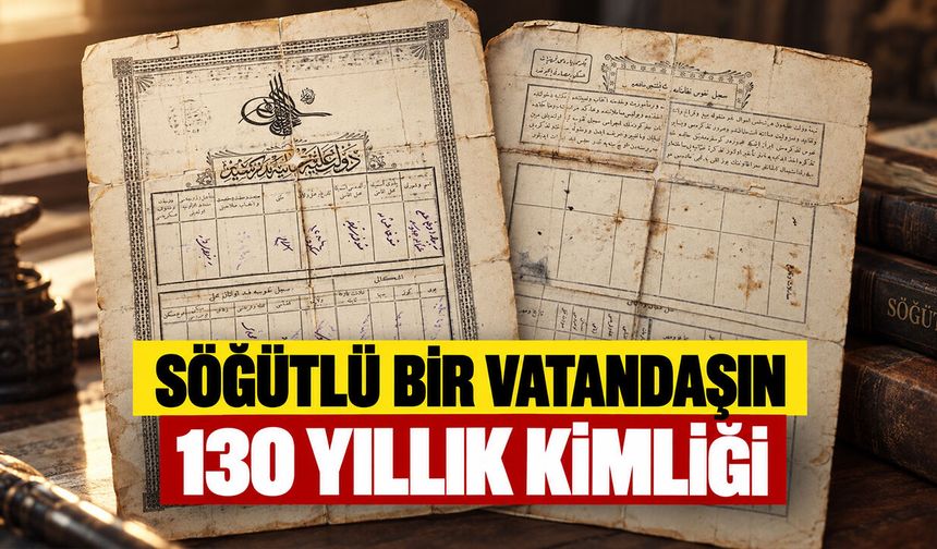 Söğütlü Bir Vatandaşın 130 Yıllık Kimliği
