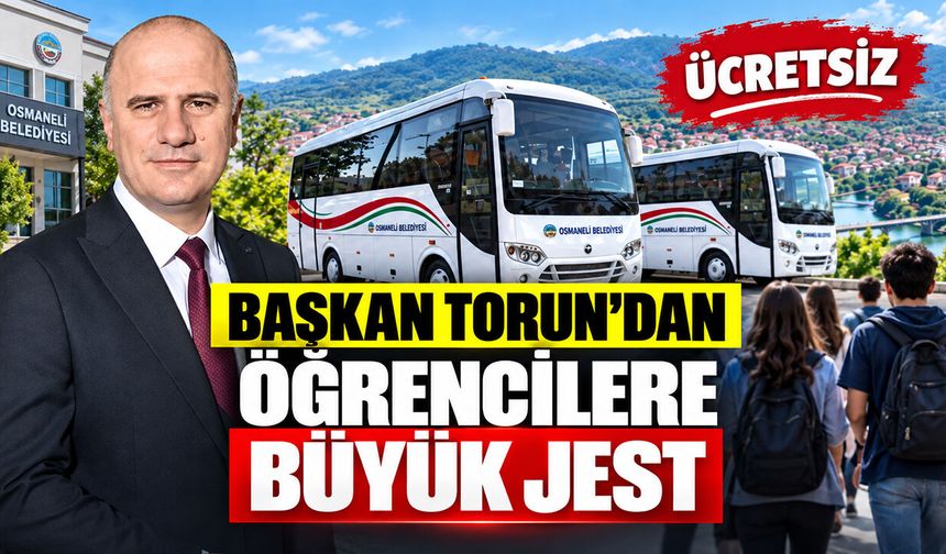 Başkan Torun’dan Öğrencilere Büyük Jest: Ücretsiz olacak